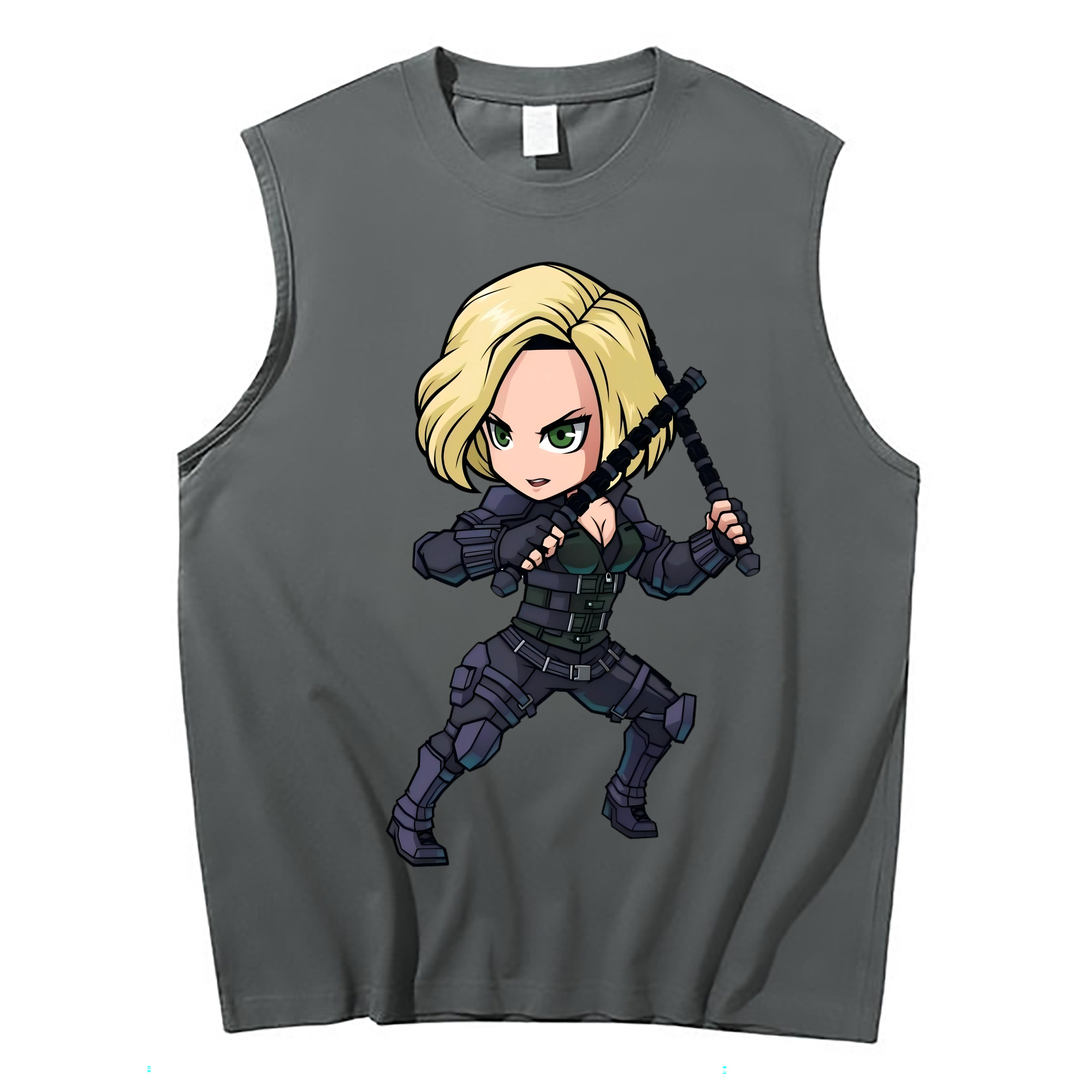 （画像用） アベンジャーズ The Avengers コットン100％タンクトップ（フロントプリント）